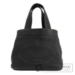 Prada Perfo Logo Handbag Calfskin Leather